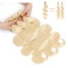 KingSup Blonde Body Wave Bundles Human Hair 14 16 18 Inch 15A 613 Bundles Human Hair,Sew In Quick Weave Body Wave Bundles 100% Real Human Hair Extensions Tangle Free Shedding Free Triple Lifespan view 1