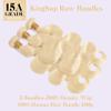 KingSup Blonde Body Wave Bundles Human Hair 14 16 18 Inch 15A 613 Bundles Human Hair,Sew In Quick Weave Body Wave Bundles 100% Real Human Hair Extensions Tangle Free Shedding Free Triple Lifespan view 2