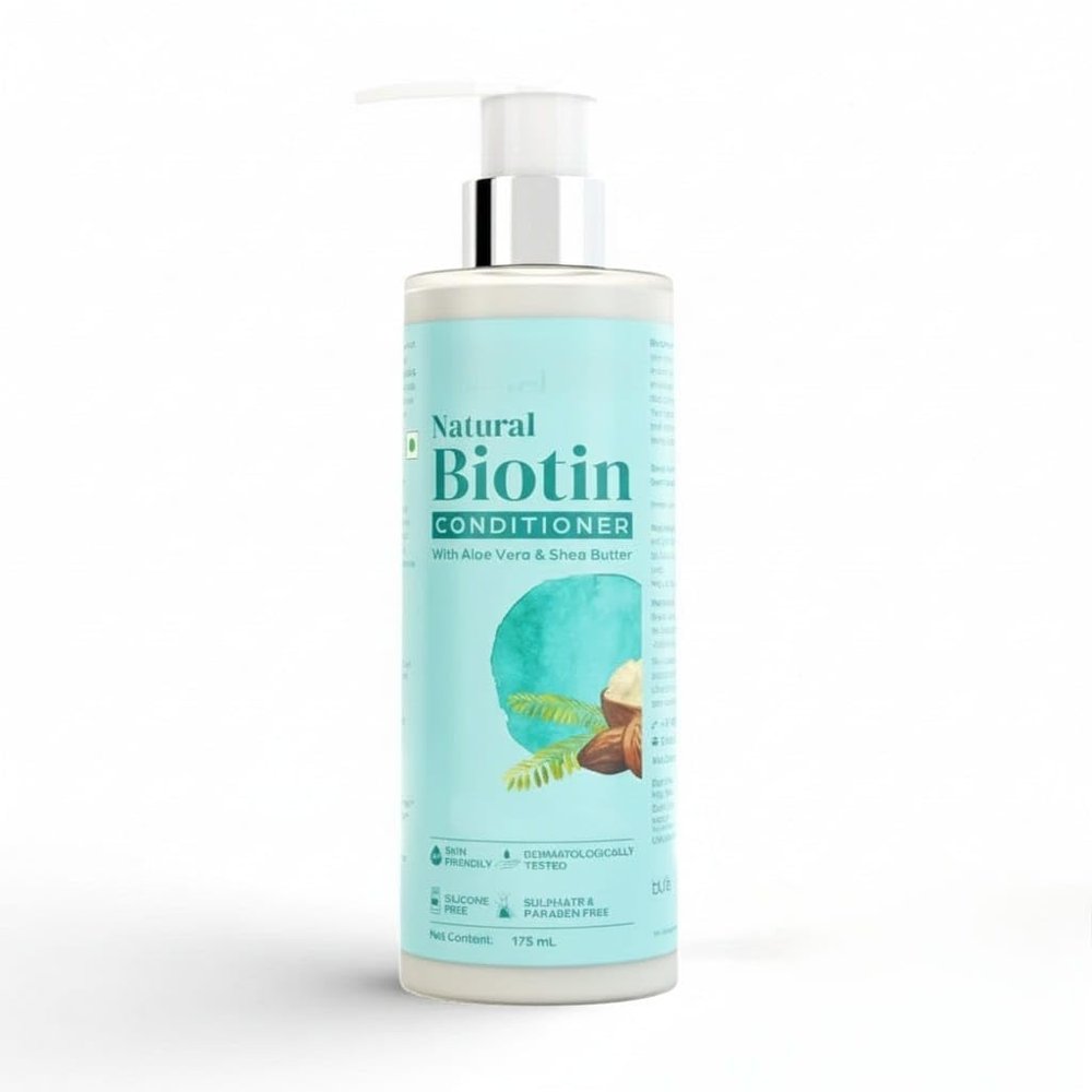 Biotin Anti Hair Fall Conditioner For Women & Men (175Ml) | With Aloe Vera & Shea Butter | For Strong, Dry & Frizzy Hair, Prevents Hair Breakage,1 Count