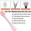 2pcs Facial Cleansing Brush and 2pcs Silicone Face Mask Applicator view 2
