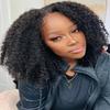 Curlyme Glueless 7x5 Kinky Curly Pre-Cut Pre-Plucked Pre-Bleached Glueless Wear and Go Wigs Human Hair Beginner Friendly Natural Hairline 180% Lace Front Wigs Human Hair 24 Inch view 1