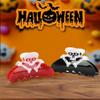 1Pc Halloween Skull Hair Claw Clips - Red Gothic Grace Design Fashion Cartoon Horror Hair Barrettes Hair Accessories Clamps Cosplay Halloween Party Decorations (Skull-Red) view 3