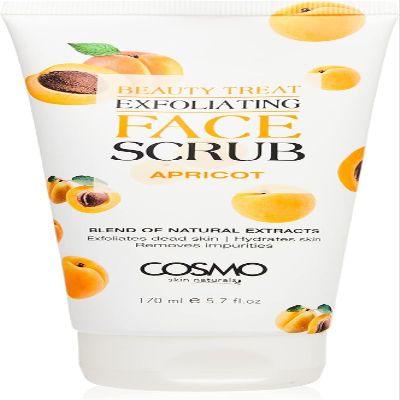 Face Scrub Deeply Cleanses and Exfoliates, Removing Impurities Dead Skin Cells 170ml | (5.74 fl.oz, Apricot)