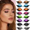 1Set Lazy Eye Shadow Eyelash Patch, Eyeshadow Eyelash Stickers, 3-in-1 Reusable Eyeshadow and Eyelash Stickers, Self-adhesive Reusable Fast Eye Makeup Sticker with False Lashes, for Party (8 Pairs) view 1
