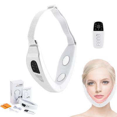 4 in 1 Massager for Face,Facial Sculpting Device for Double Chin, Electric v-Face Device with 6 Modes & 18 Gear Adjustable Intensities, Intelligent Double Chin Machine for v-Face