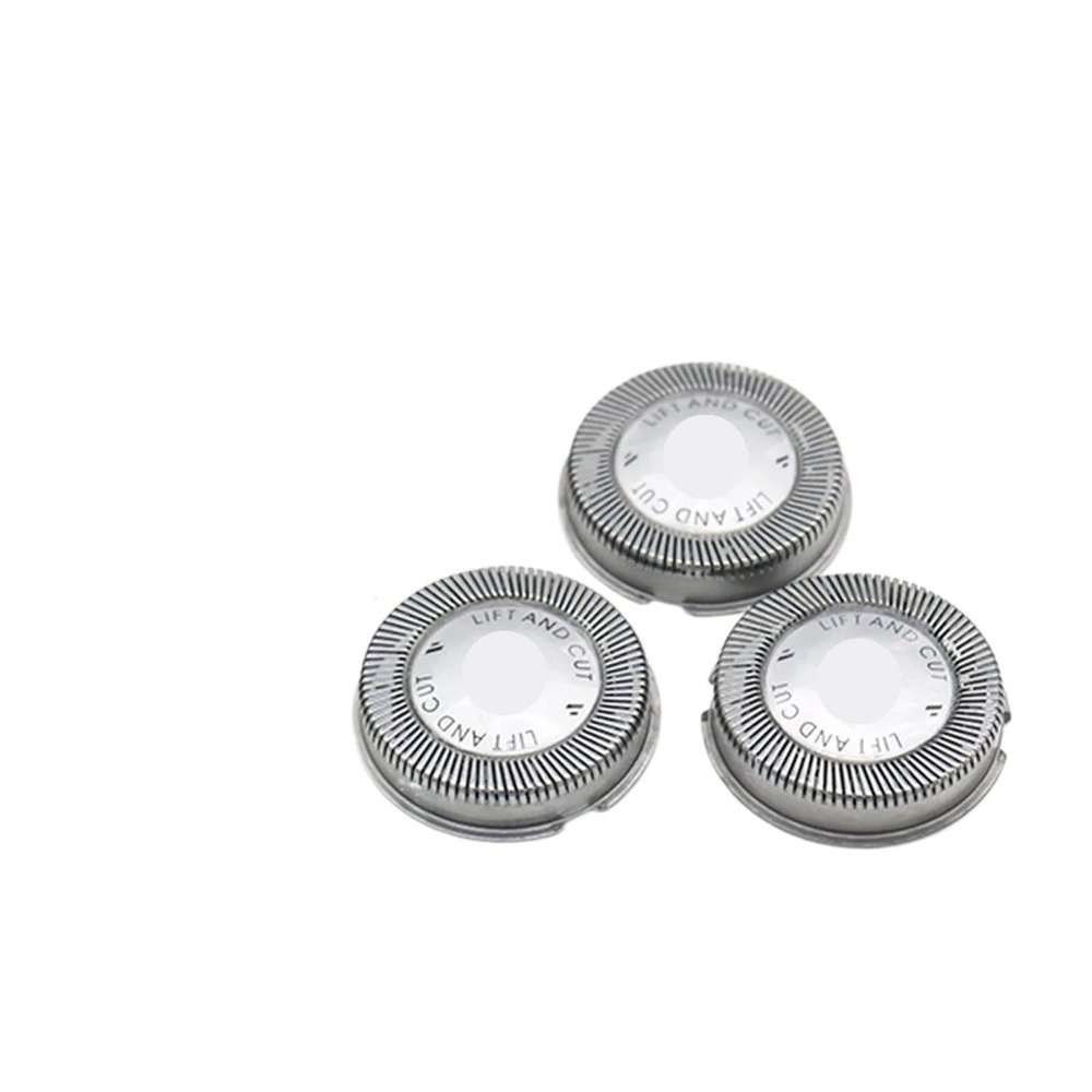 BKSGTDRN Compatible for Philips HQ917 HQ918 HQ919 HQ986 HQ988 HS190HQ130 HQ132 Electric Razor 3Pcs Replacement Shaver Head Blade Cutters
