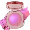 HOSAILY Holographic Chameleon Pink Purple Eyeshadow&Highlighter Palette Makeup, Color Shift Glitter Iridescent Cream Highlighter, Smooth Long Lasting Sparkling Facial Illuminator Palette Fairy Makeup view 1