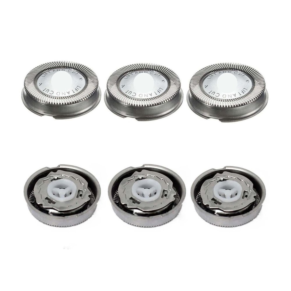 BKSGTDRN 3Pcs Replacement Shaver Head Blade Cutters Compatible for Philips Norelco HQ4 HQ58 HQ56 HQ80