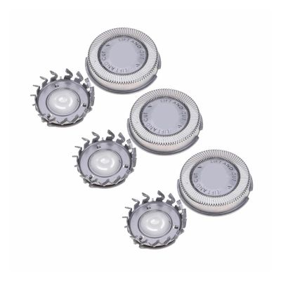 3pcs HQ56 Head Replacement Shaving HeadsCompatible for Philips Norelco HQ3 HQ4 HQ55 HQ6900 HQ46 HQ6996 HQ6970 HQ442 Razor Shaving Blade