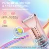 Bikini Trimmer for Women,2-in-1 IPX7 Waterproof Electric Shaver,USB Cordless Painless Electric Razors with LED Display for Legs Bikini Facial Hair Removal, Body Wet&Dry Use Razor Kit for Lady Grooming view 4