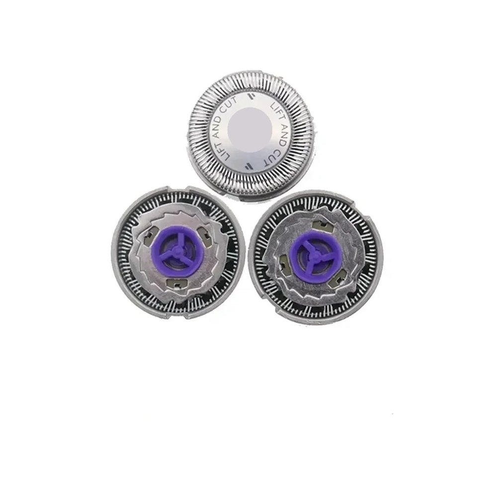 BKSGTDRN 3Pcs HQ HS HP YQ Series Replacement Shaver Razor BladeCompatible for PhilipsHQ3 HQ4 HQ46 HQ55 HQ56 HQ300 HQ6 HQ916 YQ6008 YQ6108(HQ3-purple)