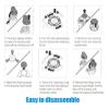 3pcs Replacement Shaver HeadCompatible for Philips HQ56 HQ55 HQ4+ HQ3 YQ6008 YQ6108 HQ6900 HQ6990 HQ6843 HQ300 HQ64 HQ916 in Razor Blade view 4