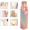 Milltrip USB Rechargeable Hair Trimmer for Women, Eyebrow Shaper with LED Light Facial Grooming view 4