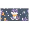 Makeup Brush Organizer Pencil Holder Pen Organizer Clear for Desk Purple Puppy Dog Cosmetic Brushes Stationery Storage view 2