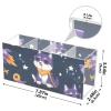 Makeup Brush Organizer Pencil Holder Pen Organizer Clear for Desk Purple Puppy Dog Cosmetic Brushes Stationery Storage view 3