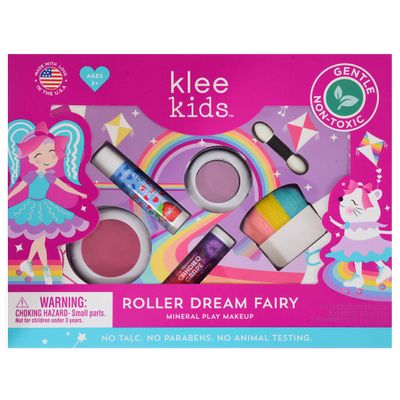 Luna Star Klee Kids Mineral Makeup Kit. Gentle and Non-Toxic. Kid-Friendly. Made in USA. (Roller Dream Fairy)