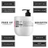 B4Me Professional Silicone Free Hair Mask, for Damaged Hair Reconstruction,Keratin Formula 500ml /16.9 Fl oz view 2