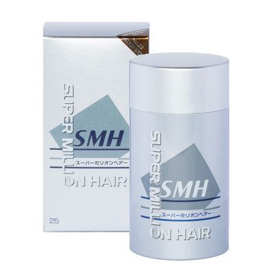 Super Million Hair SMH Hair Fibers MADE IN JAPAN  Instantly Conceals Thinning Hair Long-Lasting  Sweat, Water & Wind Resistant  Hair Loss Solutions For Men & Women (Medium Brown, 25g)