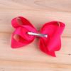 Hair Clips, Classic Hairbow Style, 2 Pack, 6 Inch, Daily Wear for Women, All Hair Types (Forest Green, 6 Inch) view 2