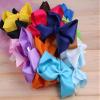 Hair Clips, Classic Hairbow Style, 2 Pack, 6 Inch, Daily Wear for Women, All Hair Types (Apple Green, 6 Inch) view 3