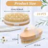 10Pcs Dry Brushes for Body Dry Brushing Body Brush Bristle Scrubbers with Massage Nodule Bath Brush for Shower Dead Skin Remove view 2