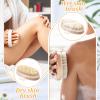 10Pcs Dry Brushes for Body Dry Brushing Body Brush Bristle Scrubbers with Massage Nodule Bath Brush for Shower Dead Skin Remove view 3