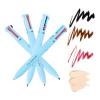 4 in 1 Multi-Functional Makeup Pen - 4 Colors All in One Makeup Pen,with Eyeliner Eyebrow Lip Liner Highlighter,Waterproof Long Lasting Touch Up Pencil view 2