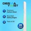 DermaTwist 14R Dermaplane Razor for Women Face 20-Pack Sterile Disposable Dermaplane Scalpels Facial Razors for Women Face Dermaplaning Professional Face Shaver view 4