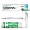 DermaTwist 14R Dermaplane Razor for Women Face  15-Pack Sterile Dermaplane Scalpels Blades + #3 Dermaplane Handle Facial Razors for Women Face Dermaplaning Professional Face Shaver view 1