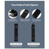 ASWRTYJO Nail Clipper Portable Stainless Steel Nail File Tweezers Set Professional with Box Nail Art Kit view 3