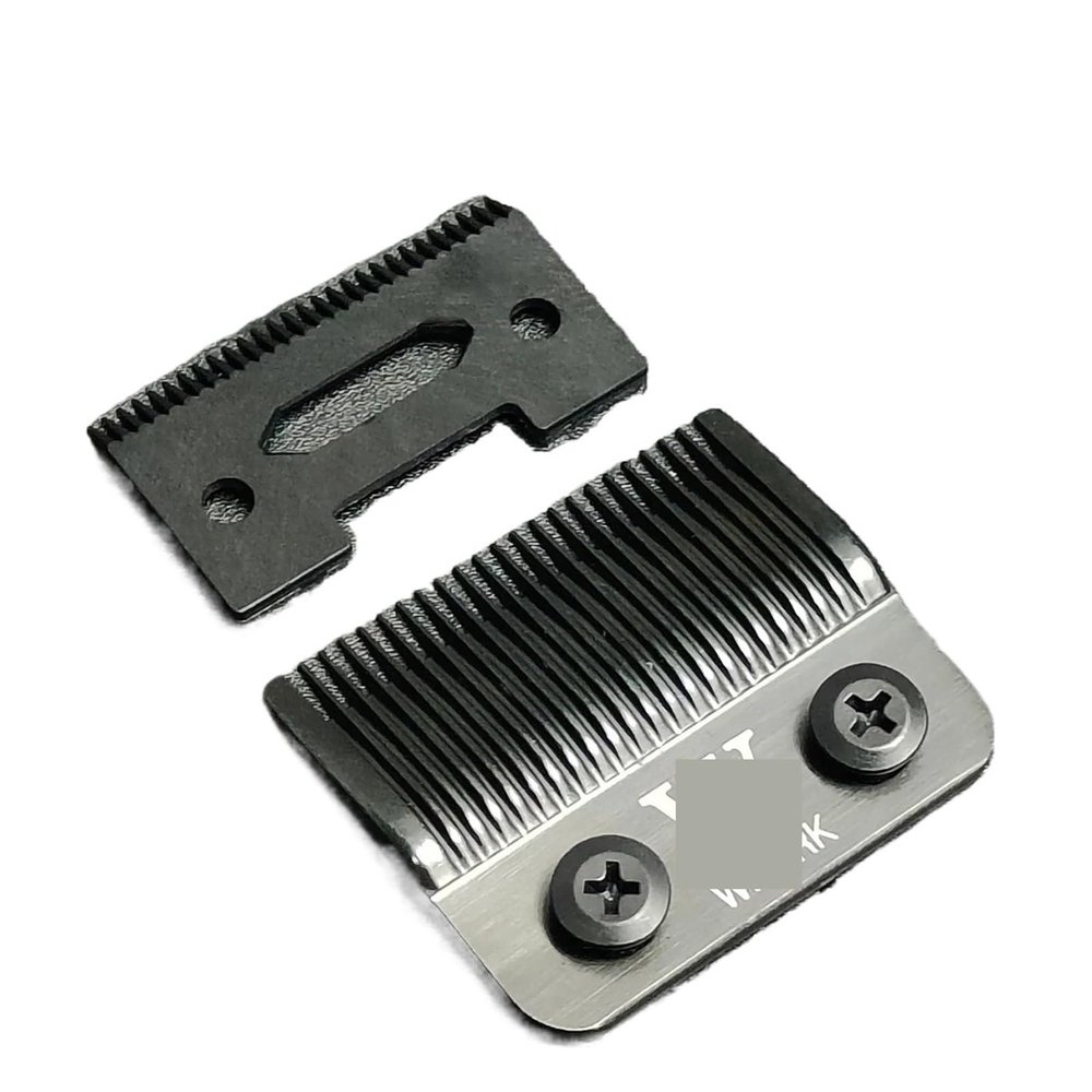 Compatible For WMARK W-13 DLC FADE Hair Clipper Spare Blade 440C Stainless Steel Powder Metallurgy Ceramic Moving Blade Replacing Accessories Hair Clipper Parts