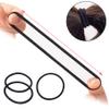 120 Count Beige Hair Ties Bulk Pack, Strong No Damage Elastic Hair Bands for Thick Hair, Seamless No Crease Ponytail Holders for Women, Girls, Sports & Everyday Use (4mm) view 3