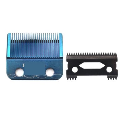 DLC Blade Compatible For MadeshowCompatible For WAHCompatible For MRDCompatible For JRL KM-90-4 Professional Hair Clipper Accessories Ultra Thin Blade Trimmer Hair Clipper Parts(Blue 1)