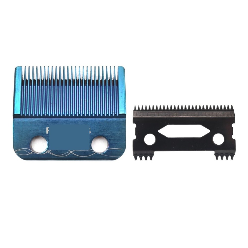 DLC Blade Compatible For MadeshowCompatible For WAHCompatible For MRDCompatible For JRL KM-90-4 Professional Hair Clipper Accessories Ultra Thin Blade Trimmer Hair Clipper Parts(Blue 1)