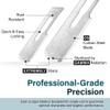 DermaTwist 10R Blades Dermaplaning 100-Pack Sterile Dermaplaning Razors for Women Face  10R Dermaplane Blades for face view 4