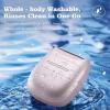 WAikil Mini Women's Bikini Shaver,USB Rechargeable Electric Razor,Wet & Dry Use,Compact & Gentle for Traver (Pink) view 4