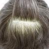 Hair Wonders Mens Toupee Human Hair Pieces Systems for Men Hairpieces Fine Welded Lace Hair System Toupee for Men Replacement Natural Breathable 8X10 80% Density #350 Dark Brown+50% Grey view 4
