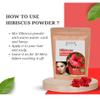 Hibiscus Powder, 100% Pure and Natural, Indian Origin Khadi Beauty Hibiscus Flower Powder for Hair Conditioning, Pure Natural Herbal Supplement for Skin, Nails, Acne Scars, 0.22 Lbs view 4