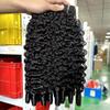 PerisModa Burmese Curly Bundles Human Hair 100% Unprocessed 15A Raw Burmese Curly Hair Bundles 18 20 22 Inch 3 Bundles 3C4A Kinky Curly Weave Bundle with Spiral Curls Natural Color view 1
