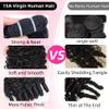 PerisModa Burmese Curly Bundles Human Hair 100% Unprocessed 15A Raw Burmese Curly Hair Bundles 18 20 22 Inch 3 Bundles 3C4A Kinky Curly Weave Bundle with Spiral Curls Natural Color view 3