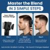 247 Groomed Self Haircut Kit for Men  Electric Hair Trimmer for Men with Beard and Nose Trimmer, Foil Shaver, Safety Guard, Charging Cable, Oil and Brush  Complete Body Hair Grooming Set view 3