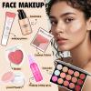 Makeup Set for Women Full Kit Include Eyeshadow Concealer Palette Lip Gloss Lipstick Eye Pencil Makeup Brushes, All In One Makeup Gift Set For Teen Girls and Beginner, Stocking Stuffers for Teen Girls view 4