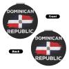 CRAYUKT Dominican Dominicana Republic Flag Pocket Mirror Portable Foldable Magnifying Mirror Small Travel Mirror Makeup view 2