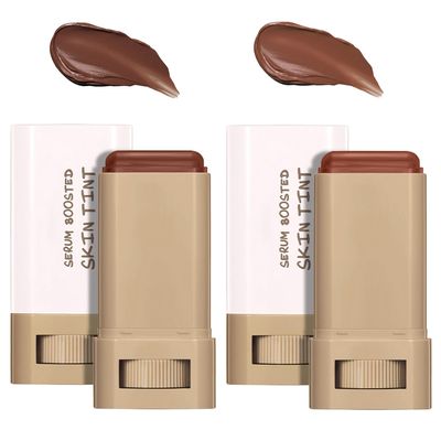 Beauty Balm Serum Boosted Skin Tint, Foundation Stick, Tinted Moisturizer for Face, Full Coverage Foundation, Concealer Stick for Foundation Makeup, Contour Sticks for Face Makeup, Dewy Finish (0102)