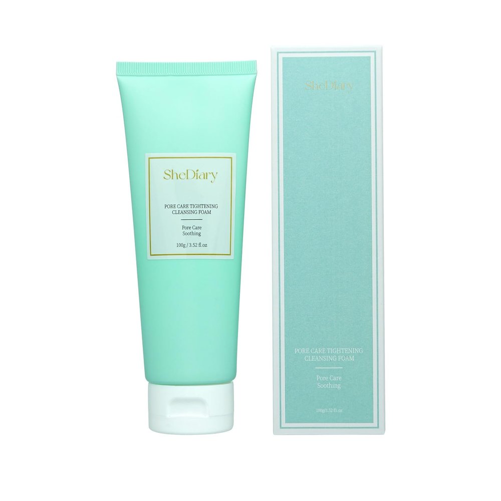 BOTAVARIS Deep Cleansing Facial Foam Pore Care Exfoliating Gentle Cleanser for All Skin Types Moisturizing Soothing