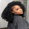 Wiggins Curly Half Wig Human Hair Glueless Wigs Upgrade 3 IN 1 Half Wig With Drawstring Seamless Clip Ins Flip Over Kinky Curly Human Hair No Glue No Lace For Women 16 Inch view 1