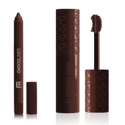 ChocoEyes Lapis E Rimel Kit - Franciny Eh - Beleza E - Eyeliner and Mascara - Brown Mascara and Matching Eyeliner Pencil