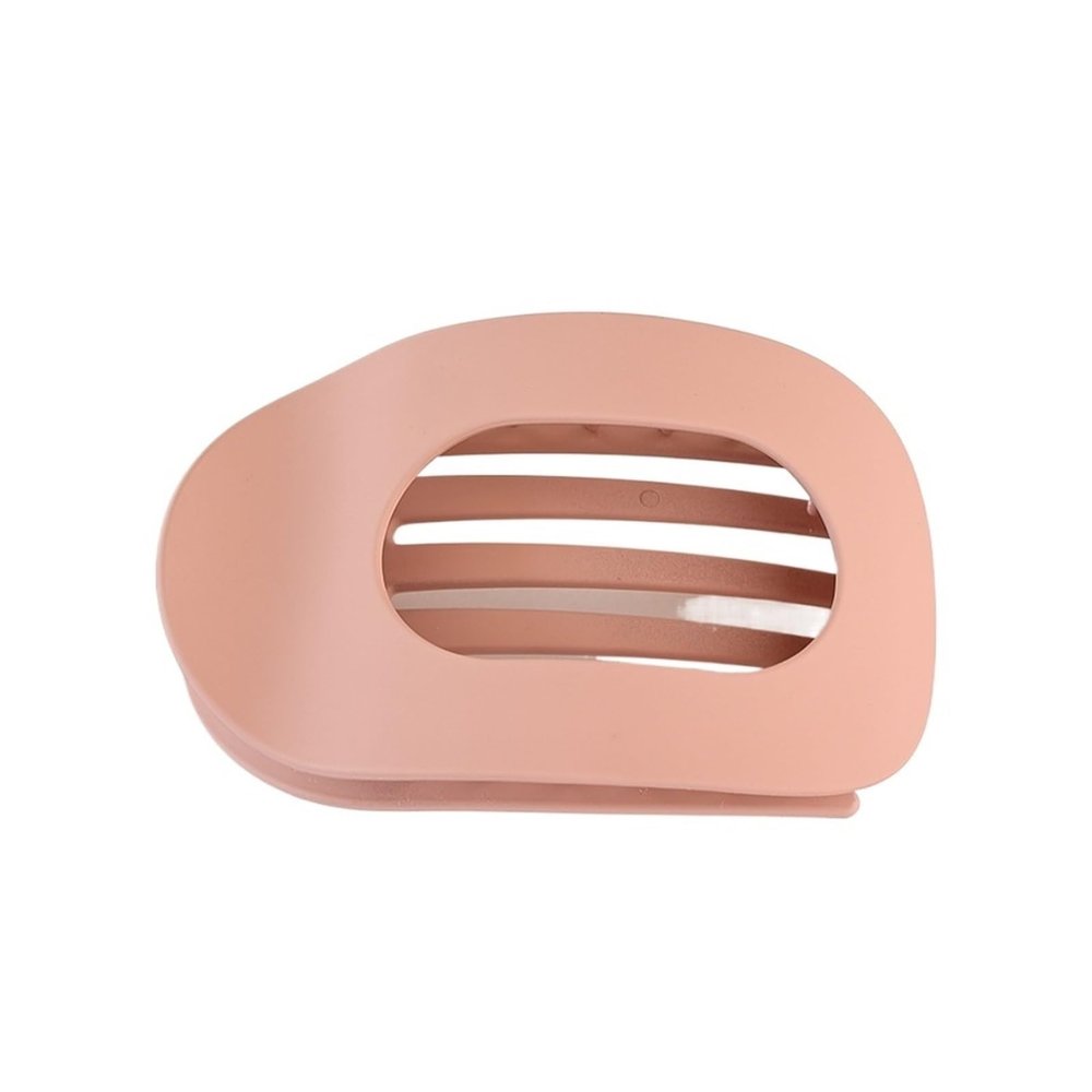 Elliptical Flat Minimalist Hair Clip(Scrubpowder)