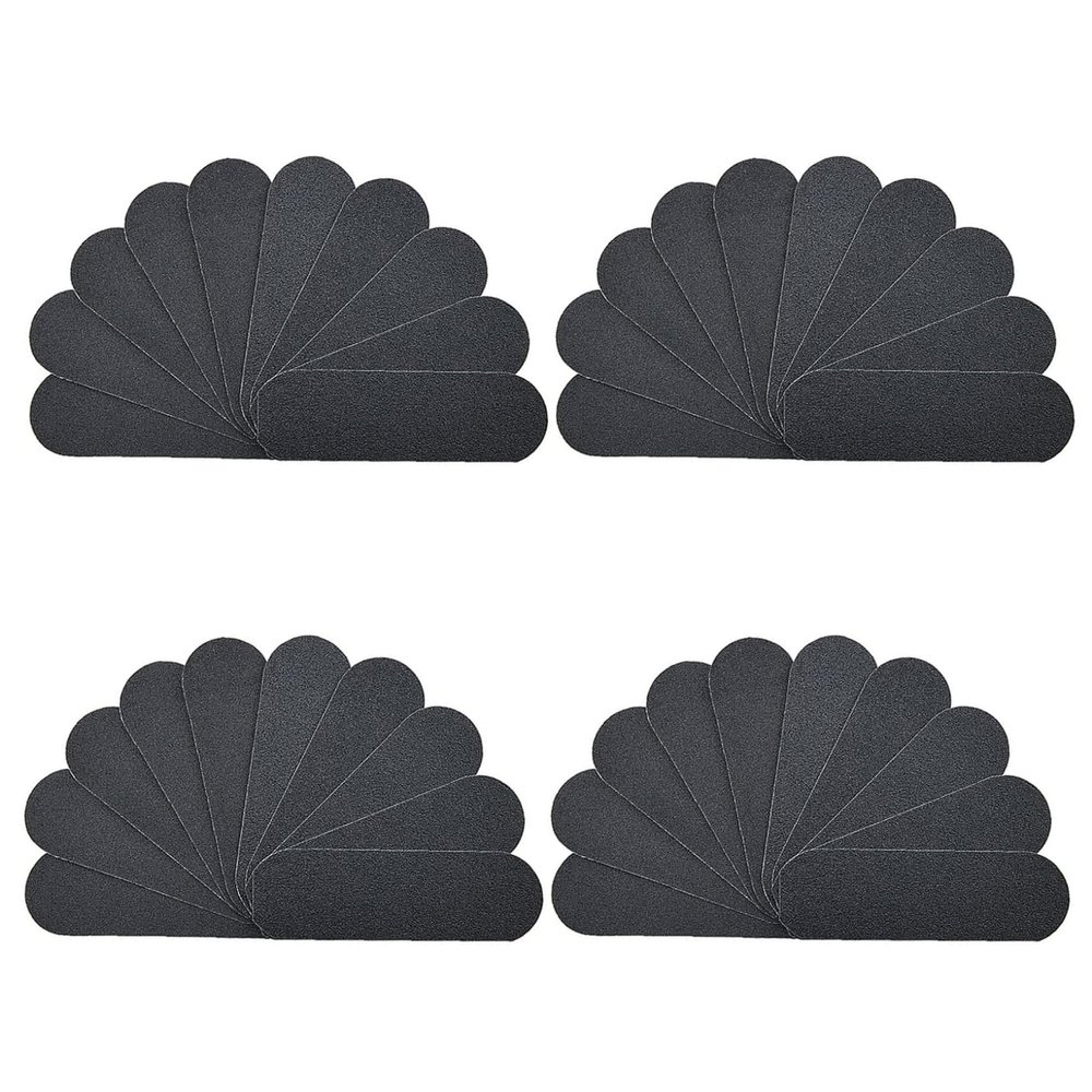 40Pcs Foot File Replacement Pads Corse  Fine Stainless Steel Foot File Refills 1.7x5.3'' Callus Cuticle Hard Dead Skin Remover Sandpaper Pads Pedicure Tools for Feet Refills