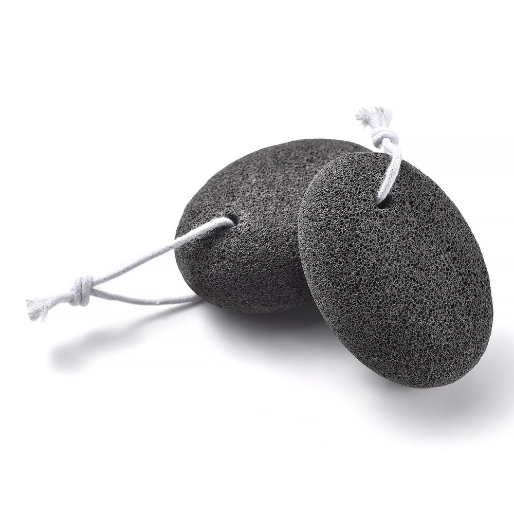 Rolabling Natural Pumice Stone for Feet & Hands Lava Rock Callus Remover, Deep Exfoliator for Dry Cracked Heels, Dead Skin & Hard Skin Pedicure Tool for Smooth Soft Feet
